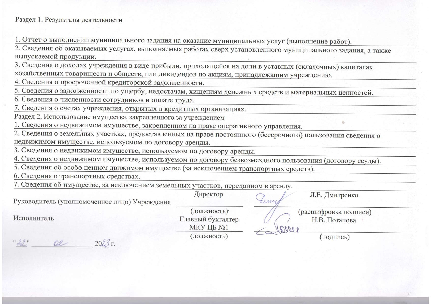 Отчет о результатах деятельности муниципального учреждения на 01.01.2023 г_page-0002.jpg